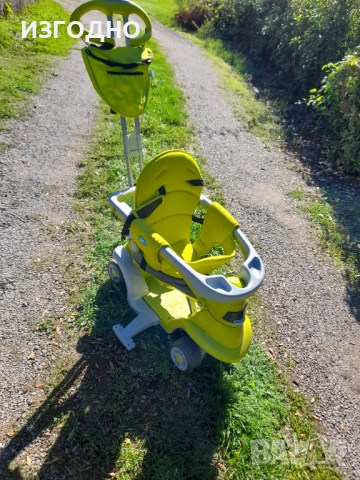 20 ЛЕВА ДЕТСКА КОЛИЧКА ЗА РАЗХОДКА И ПОДАРЪК ДЕТСКО КАМИОНЧЕ, снимка 3 - Детски велосипеди, триколки и коли - 52621829