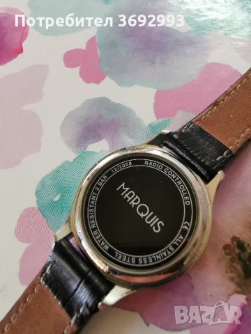 Дамски часовник MARQUIS Damen Funkuhr (deutsches Funkwerk) Armbanduhr Leder , снимка 6 - Дамски - 51358103