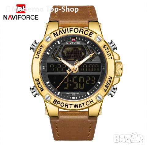 Мъжки часовник NaviForce многофункционален NF9164 GBLBN., снимка 3 - Мъжки - 34798941