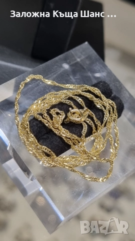 Златно синджирче 14К Midas 585, снимка 3 - Колиета, медальони, синджири - 52807183