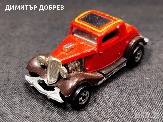 СТАРА РЕТРО МЕТАЛНА КОЛИЧКА HOT WHEELS FORD COUPE MALAYSIA