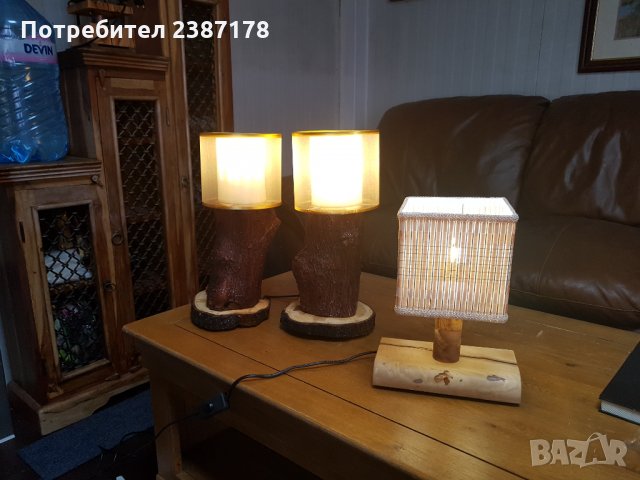 Декоративни лампи от масив ( Промо 50 лв.), снимка 11 - Настолни лампи - 32829889