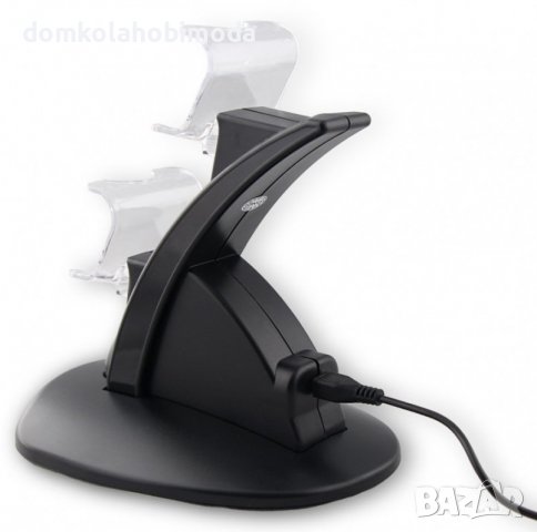 Стойка и зарядно за Два джойстика PS4, снимка 3 - PlayStation конзоли - 36816668