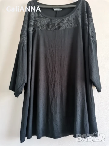 СТРАХОТНА ТУНИКА ЕФЕКТЕН МОДЕЛ 4XL-5XL, снимка 6 - Туники - 50926958