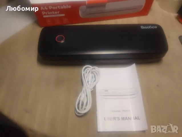 Bisofice 2 инча/3 инча/4 инча/8 инча/8,5 инча A4 преносим безжичен и USB термичен принтер, US

, снимка 2 - Принтери, копири, скенери - 48982362