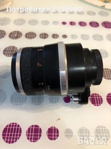 Jena s1:4 f 135 фотообектив, снимка 3 - Обективи и филтри - 53572495