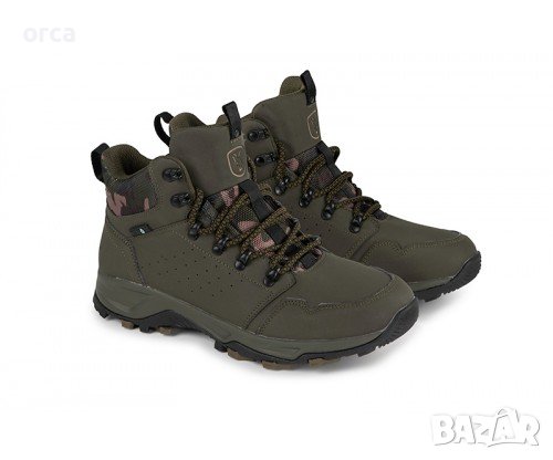 Водоустойчиви обувки - боти Fox HydroTec Khaki Camo Boot, снимка 1 - Екипировка - 43593520
