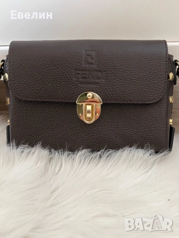 Кожена чанта fendi, снимка 2 - Чанти - 52059713