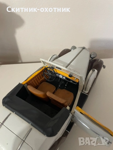 Метален модел на ретро автомобил, снимка 4 - Антикварни и старинни предмети - 53253581