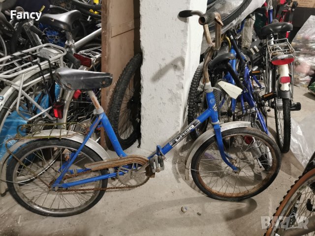 Стар сгъваем велосипед за реставрация, снимка 2 - Велосипеди - 43210779