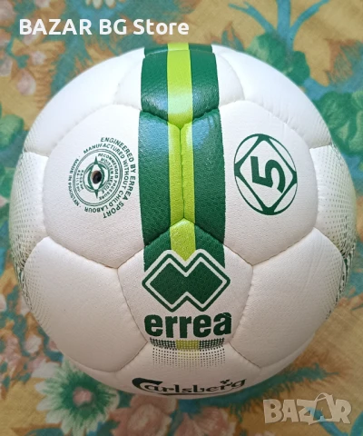 Футболна топка Errea Mercurio 3.0 CARLSBERG. Размер 5. Нова., снимка 5 - Футбол - 50907285