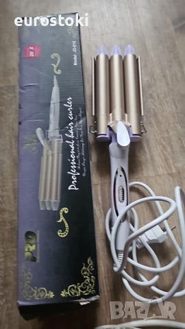 Reyke 3-цевна маша за големи вълни, маша 22мм с регулируема температура, бързо нагряваща се маша , снимка 6 - Маши за коса - 50979240