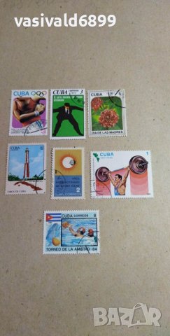 Лот от 7 марки Куба