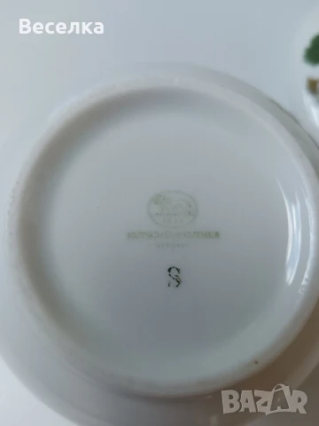 Захарница Hutschenreuther с декор "Лозови листа", снимка 4 - Аксесоари за кухня - 50965215