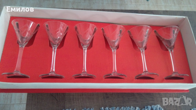 6 чаши за ликьор, неупотребявани , снимка 3 - Чаши - 51466574