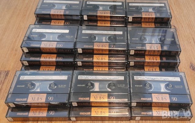 хромни аудио касети Maxell XL II S 90  - MADE IN ENGLAND!, снимка 2 - Аудио касети - 43677734