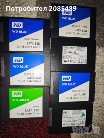 HDD SSD дискове WD BLACK 500gb 2.5inch и други, снимка 2 - Твърди дискове - 52587200