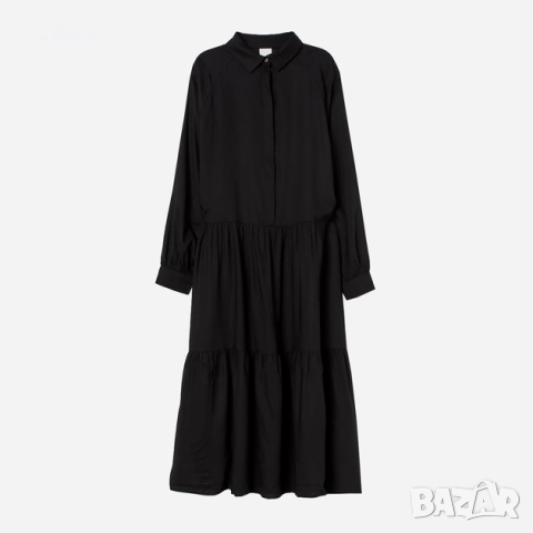 Стилна рокля H&M, вискоза