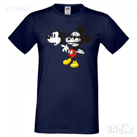 Мъжка тениска Mickey Mask Подарък,Изненада,Рожден ден, снимка 6 - Тениски - 36576181