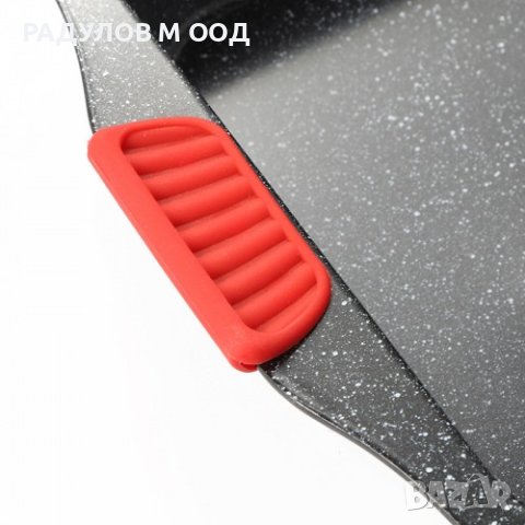 Тава със силиконови дръжки квадрат, снимка 2 - Съдове за готвене - 42999805