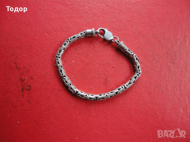 Невероятна сребърна гривна 2, снимка 7 - Гривни - 53060744