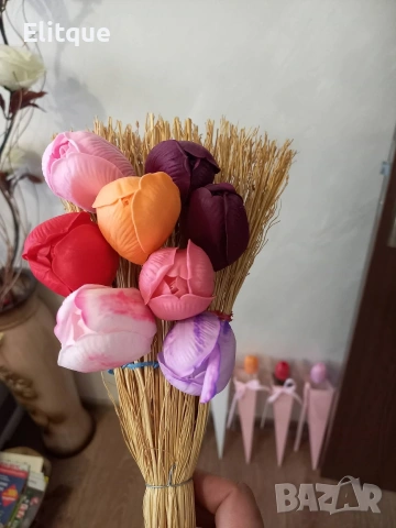 ръчно изработени рози , снимка 2 - Други - 53193985