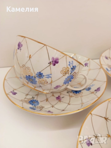 Руски порцелан , снимка 3 - Чаши - 52943242