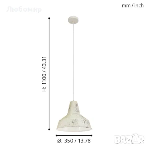 Пендел - висящо осветително тяло, снимка 6 - Лампи за таван - 47446131