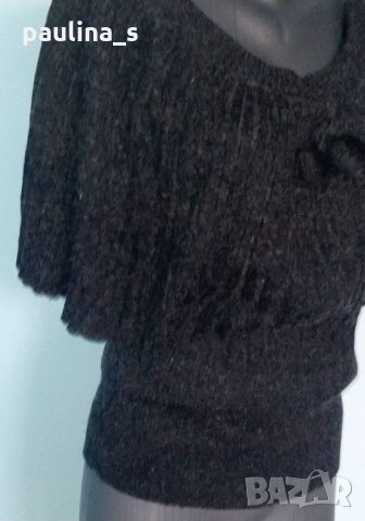 Два броя / Кашмирен пуловер модел Топ от пухкаво плетиво (вълна, кашмир и спандекс), снимка 7 - Блузи с дълъг ръкав и пуловери - 28039347