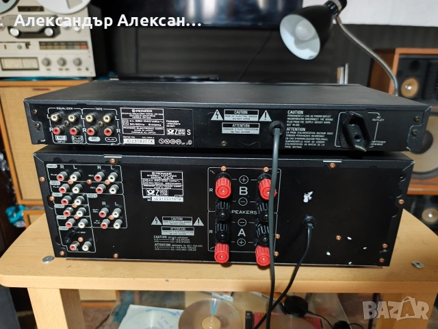 Pioneer A-676+GR333, снимка 2 - Ресийвъри, усилватели, смесителни пултове - 53201152