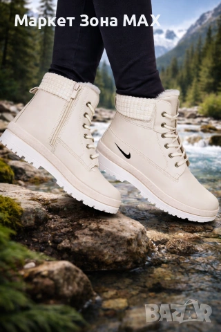 Дамски боти с впечатляващ дизайн и удобно усещане при всяка стъпка, снимка 3 - Дамски боти - 53144382