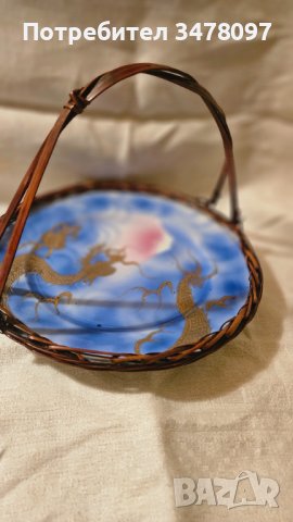 Чиния(плато) Сацума Япония , снимка 7 - Антикварни и старинни предмети - 43701214