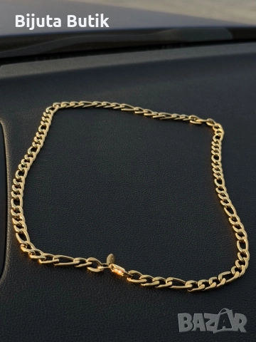 Масивен Комплект Картие 18К печат! Не променят цвета си., снимка 2 - Бижутерийни комплекти - 52849112