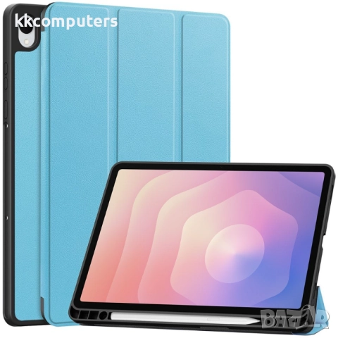 Кожен Калъф със Стойка за Samsung Galaxy Tab S11 X730 / X736- Слот за стилус, Вкл.Протектор |8 Цвята, снимка 5 - Калъфи, кейсове - 52330582