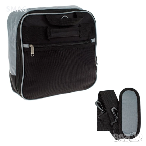 Пътна чанта сак с колелца 84L сива и черна_1223915