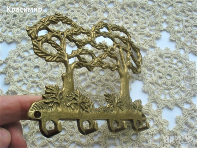 БРОНЗОВА ЗАКАЧАЛКА ЗА КЛЮЧОВЕ , снимка 3 - Декорация за дома - 43794171