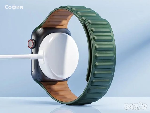 Магнитно зарядно за часовник Apple Watch iWatch Series SE, 8, 7, 6, 5, 4, 3, 2, 1 НОВО!!!, снимка 6 - Друга електроника - 44096363