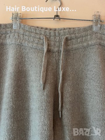 H&M Вълнен бежов панталон М размер , снимка 3 - Панталони - 43714918