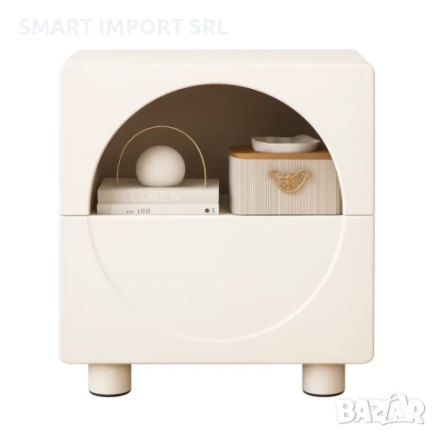 Модерно нощно шкафче Smart Heater, с място за съхранение