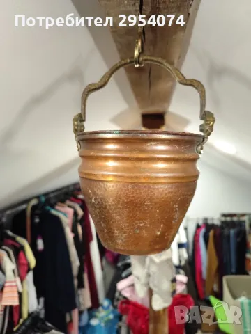 медно/бакърено съдче 15.5/14-40лв, снимка 1