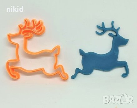 Елен в скок пластмасов резец форма за сладки бисквитки тесто меденки