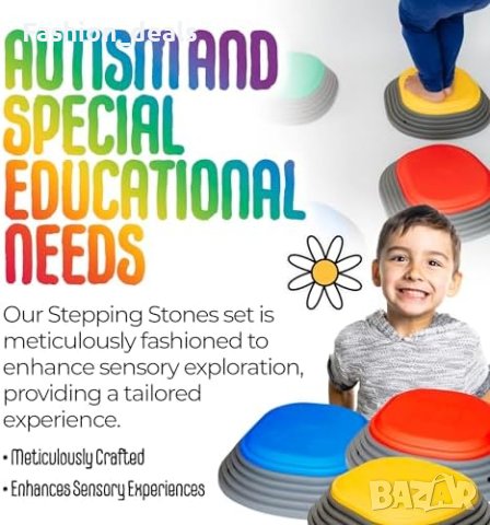 Нов MagicMeadow комплект от 4 броя Магически Подскачащи Стъпала Подарък Деца, снимка 7 - Други - 42960629