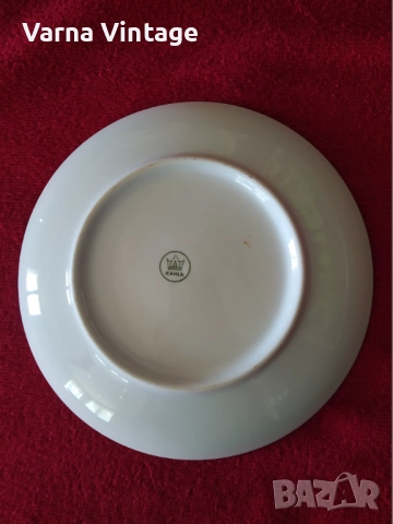 Колекционерска чиния Круиз по Рейн 1979 Фиделитас Карлсруе. КрайцерКарлсруе. KAHLA ГДР (Германия)., снимка 3 - Колекции - 51641428