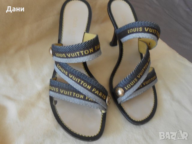 Дамски обувки сандали Louis Vuitton  W/ Logo, снимка 7 - Дамски елегантни обувки - 26841691