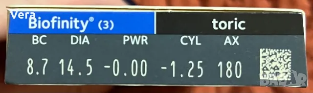 Контактни лещи Biofinity toric , снимка 2 - Други - 50405661
