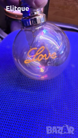 Коледна LED декоративна крушка с фигура – Елха / Love – Топъл празничен акцент за дома и подарък, снимка 5 - Други - 52629405