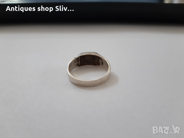 Сребърен пръстен. №0140, снимка 4 - Колекции - 32969267