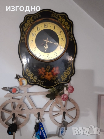 БУТИКОВ СТЕНЕН ЧАСОВНИК РУСКИ ЯНТАР , снимка 2 - Стенни часовници - 52656252