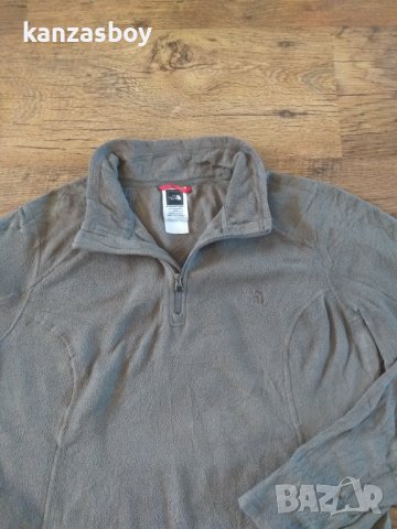 The North Face 1/4 zip fleece - поларено дамскогорнище Л, снимка 2 - Блузи с дълъг ръкав и пуловери - 43562852