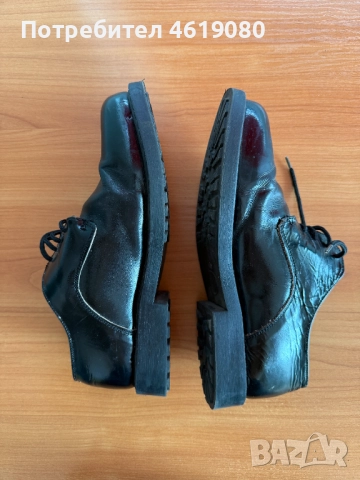 Мъжки официални обувки – черни, номер 42, снимка 3 - Официални обувки - 52056821
